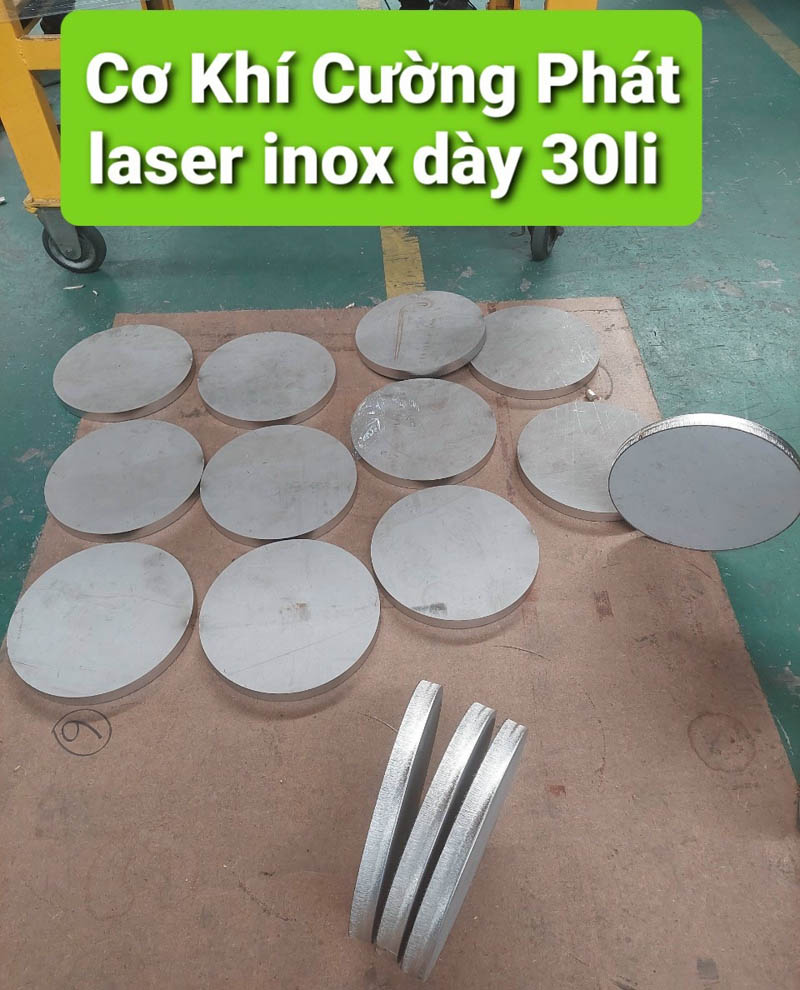 Cắt laser CNC kim loại tấm dày tới 30 ly, công nghệ Thụy Sĩ